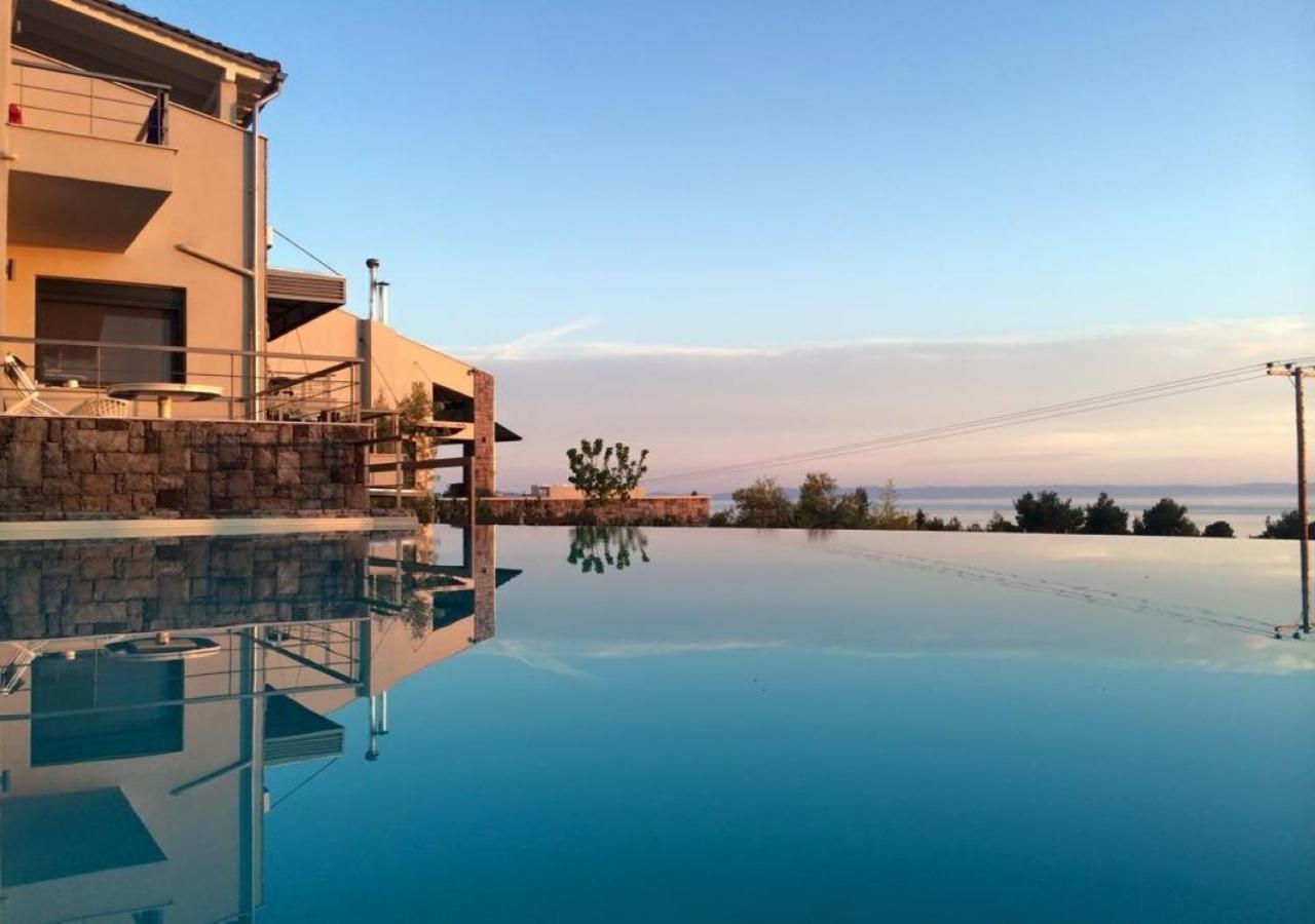 Olivia Estate Villa With Private Swimming Pool Elia Nikitis Extérieur photo