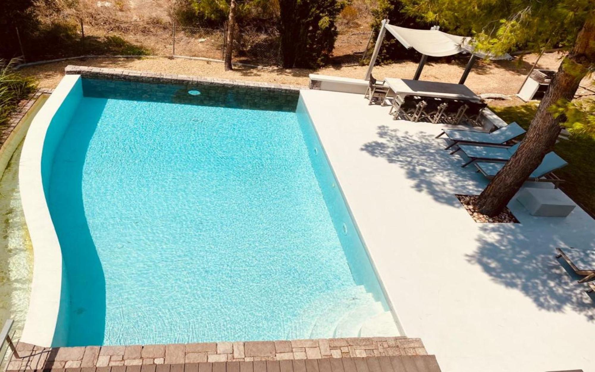 Olivia Estate Villa With Private Swimming Pool Elia Nikitis Extérieur photo