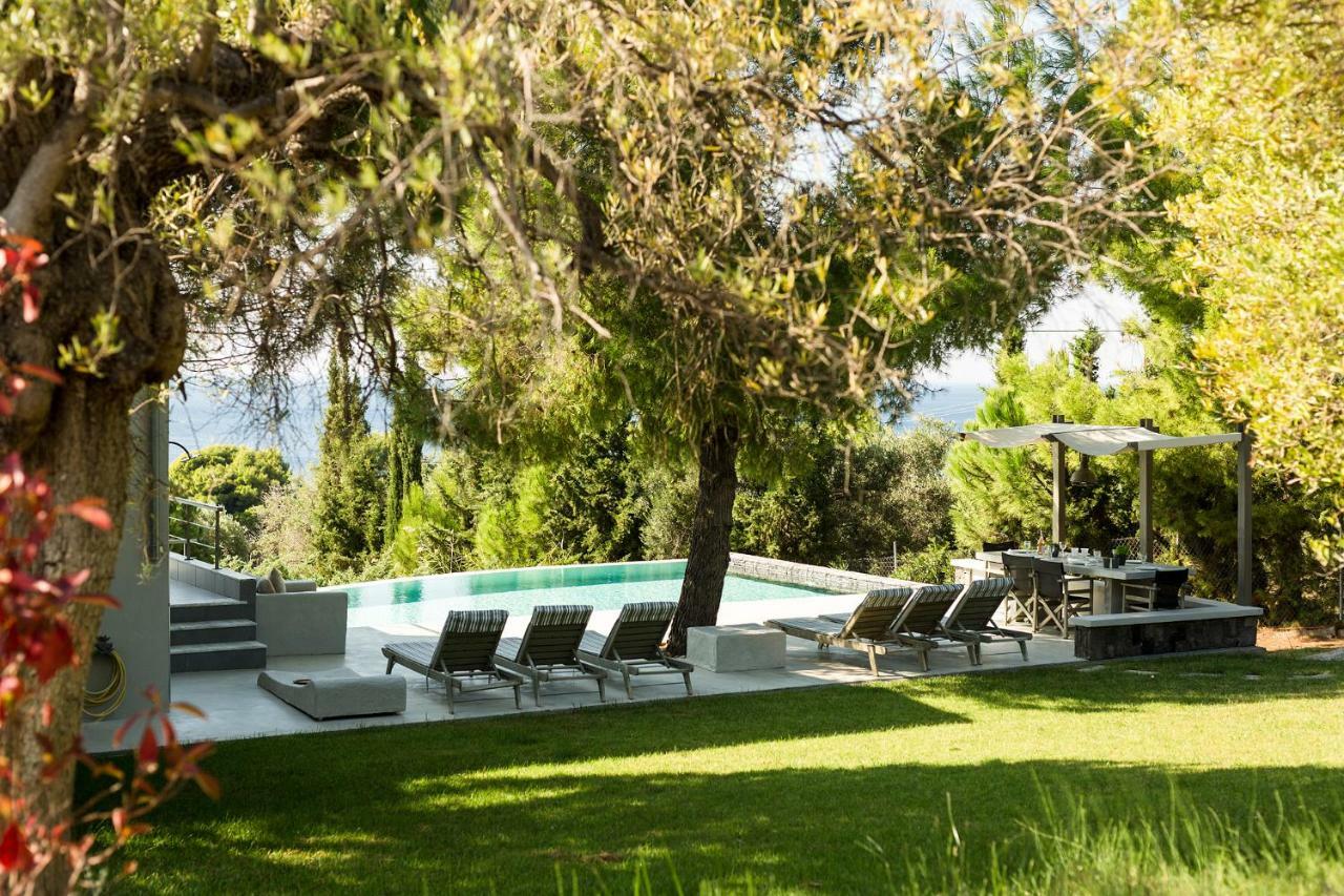 Olivia Estate Villa With Private Swimming Pool Elia Nikitis Extérieur photo