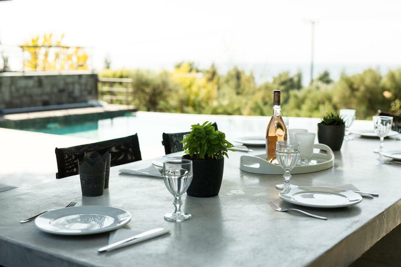 Olivia Estate Villa With Private Swimming Pool Elia Nikitis Extérieur photo